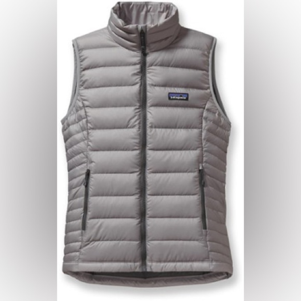 Patagonia down sweater vest.Women’s 800 down fill. Gray grey size small.like new